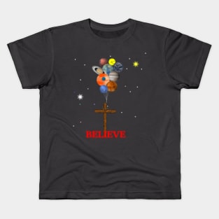 BELIEVE CHRISTMAS Kids T-Shirt